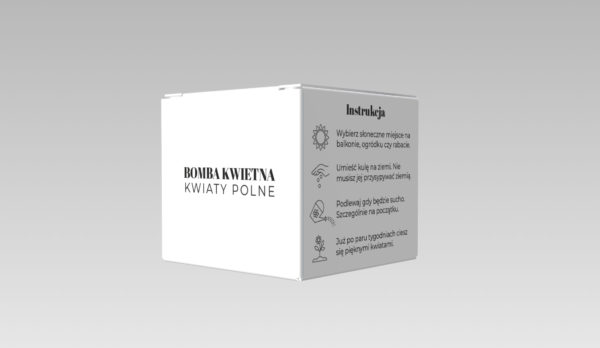 Ekologiczna bomba kwietna z personalizacją logo