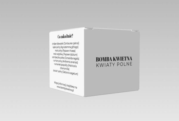 Ekologiczna bomba kwietna z personalizacją logo